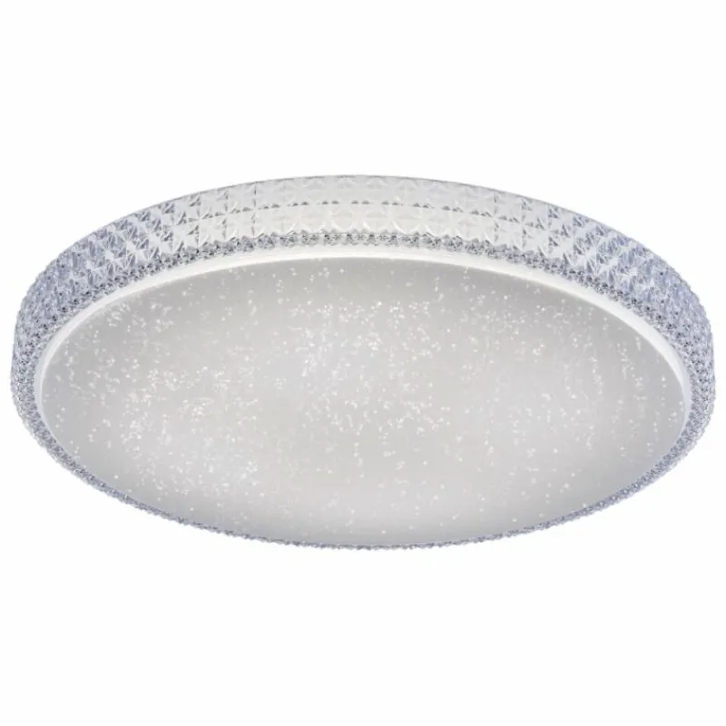 Luminaires Leuchten Direkt Plafonnier Leuchten Direkt FRIDA LED Transparent, 1 lumière, Télécommandes* Éclairage Led