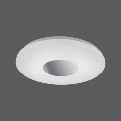 Luminaires Leuchten Direkt Plafonnier Leuchten Direkt LAVINIA LED Chrome, 1 lumière