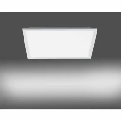 Luminaires Rustiques-Luminaires Leuchten Direkt Plafonnier Leuchten Direkt FLEET LED Blanc, 1 lumière, Détecteur de mouvement