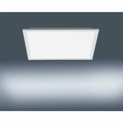 Luminaires Rustiques-Luminaires Leuchten Direkt Plafonnier Leuchten Direkt FLEET LED Blanc, 1 lumière, Détecteur de mouvement