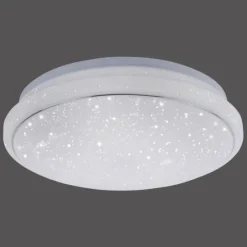 Luminaires Leuchten Direkt Plafonnier Leuchten Direkt Ls-JUPI LED Blanc, 1 lumière, Télécommandes, Changeur de couleurs