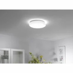 Luminaires Leuchten Direkt Plafonnier Leuchten Direkt Ls-JUPI LED Blanc, 1 lumière, Télécommandes, Changeur de couleurs