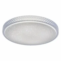 Luminaires Leuchten Direkt Plafonnier Leuchten Direkt Ls-FRIDA LED Transparent, 1 lumière, Télécommandes, Changeur de couleurs