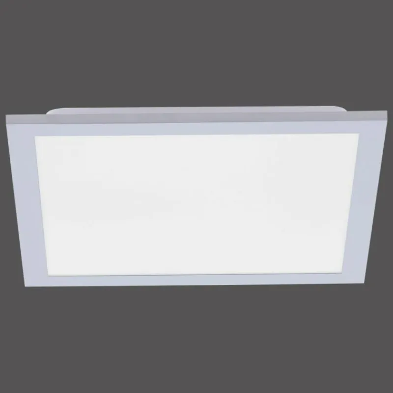Luminaires Leuchten Direkt Plafonnier Leuchten Direkt FLAT LED Argenté, 1 lumière, Télécommandes* Éclairage Led