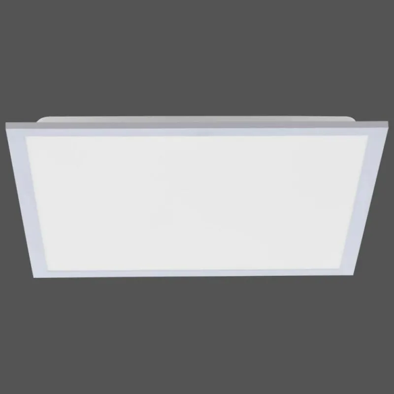 Luminaires Leuchten Direkt Plafonnier Leuchten Direkt FLAT LED Argenté, 1 lumière, Télécommandes* Éclairage Led