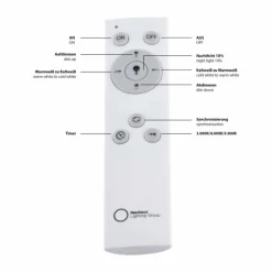 Luminaires Leuchten Direkt Plafonnier Leuchten Direkt FLAT LED Argenté, 1 lumière, Télécommandes* Éclairage Led