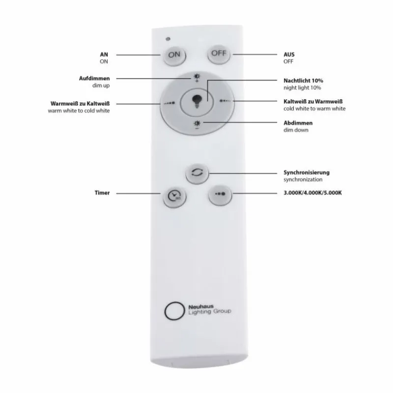 Luminaires Leuchten Direkt Plafonnier Leuchten Direkt FLAT LED Argenté, 1 lumière, Télécommandes* Éclairage Led