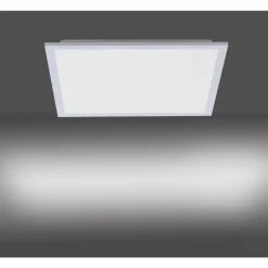 Luminaires Leuchten Direkt Plafonnier Leuchten Direkt FLAT LED Argenté, 1 lumière, Télécommandes* Éclairage Led