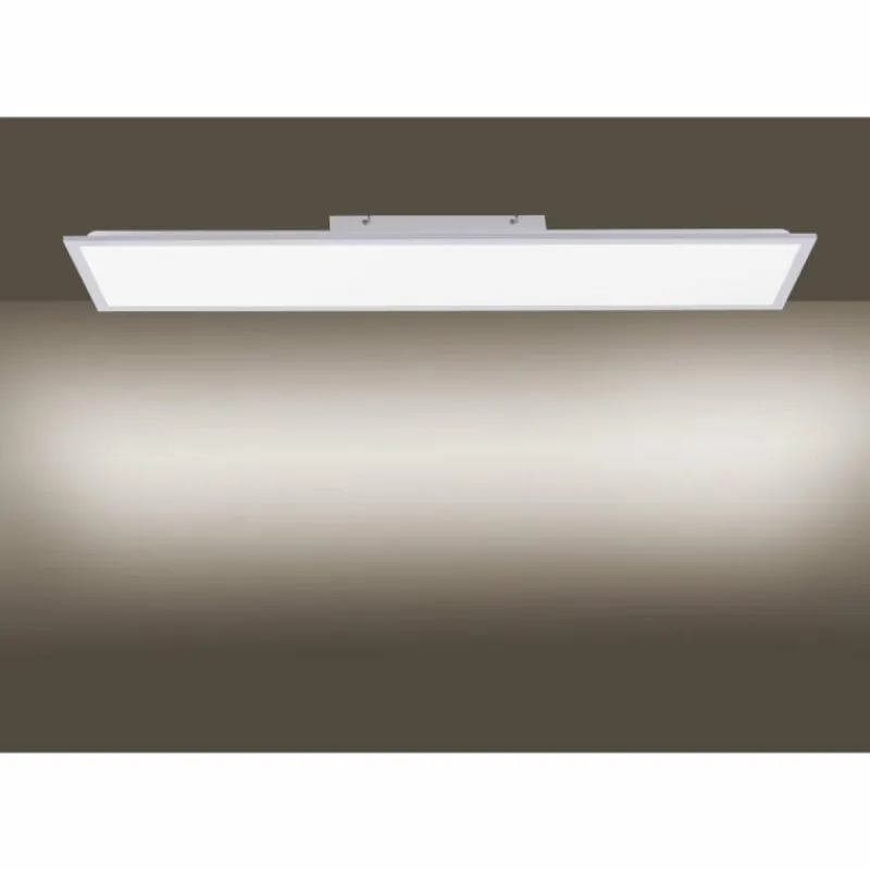 Luminaires Leuchten Direkt Plafonnier Leuchten Direkt FLAT LED Argenté, 1 lumière, Télécommandes* Éclairage Led