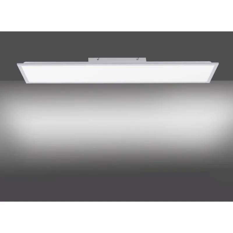 Luminaires Leuchten Direkt Plafonnier Leuchten Direkt FLAT LED Argenté, 1 lumière, Télécommandes* Éclairage Led