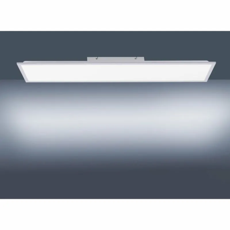 Luminaires Leuchten Direkt Plafonnier Leuchten Direkt FLAT LED Argenté, 1 lumière, Télécommandes* Éclairage Led