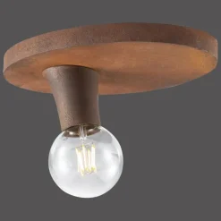 Lampes Industrielles-Luminaires Leuchten Direkt Plafonnier Leuchten Direkt TURN ME Rouille, 1 lumière