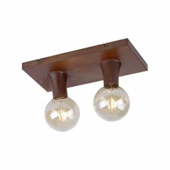 Lampes Industrielles-Luminaires Leuchten Direkt Plafonnier Leuchten Direkt TURN ME Rouille, 2 lumières