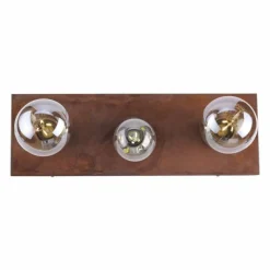 Lampes Industrielles-Luminaires Leuchten Direkt Plafonnier Leuchten Direkt TURN ME Rouille, 3 lumières