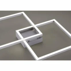 Luminaires Leuchten Direkt Plafonnier Leuchten Direkt Ls-MAXI LED Acier inoxydable, 2 lumières, Télécommandes, Changeur de couleurs