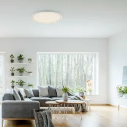 Luminaires Leuchten Direkt Plafonnier Leuchten Direkt EDGING LED Blanc, 2 lumières, Télécommandes* Éclairage Led