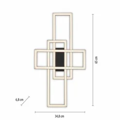 Luminaires Leuchten Direkt Plafonnier Leuchten Direkt IVEN LED Noir, 1 lumière* Éclairage Led