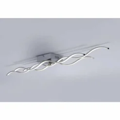 Luminaires Leuchten Direkt Plafonnier Leuchten-Direkt Wave LED Acier inoxydable, 3 lumières* Éclairage Led