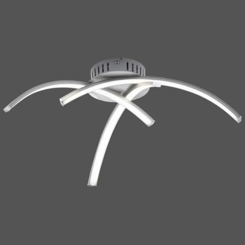 Luminaires Leuchten Direkt Plafonnier Leuchten-Direkt VALERIE LED Acier inoxydable, 3 lumières* Éclairage Led