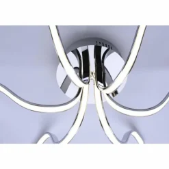 Luminaires Leuchten Direkt Plafonnier Leuchten-Direkt VALERIE LED Chrome, 6 lumières* Éclairage Led