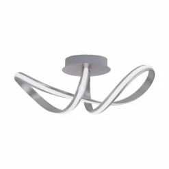 Luminaires Leuchten Direkt Plafonnier Leuchten-Direkt Ls-MELINDA LED Acier inoxydable, 1 lumière, Télécommandes, Changeur de couleurs