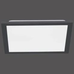 Luminaires Leuchten Direkt Plafonnier Leuchten-Direkt FLAT LED Noir, 1 lumière, Télécommandes* Éclairage Led