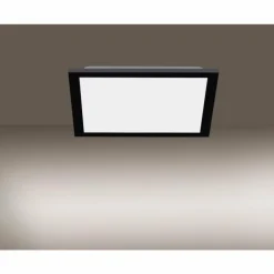 Luminaires Leuchten Direkt Plafonnier Leuchten-Direkt FLAT LED Noir, 1 lumière, Télécommandes* Éclairage Led