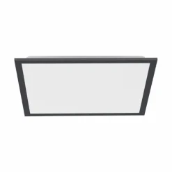 Luminaires Leuchten Direkt Plafonnier Leuchten-Direkt FLAT LED Noir, 1 lumière, Télécommandes* Éclairage Led