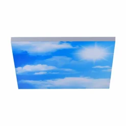 Luminaires Leuchten Direkt Plafonnier Leuchten-Direkt CLOUD LED Blanc, 1 lumière, Télécommandes* Éclairage Led