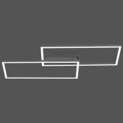 Luminaires Leuchten Direkt Plafonnier Leuchten-Direkt IVEN LED Noir, 2 lumières, Télécommandes* Éclairage Led