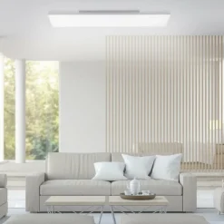 Luminaires Leuchten Direkt Plafonnier Leuchten-Direkt CANVAS LED Blanc, 1 lumière, Télécommandes* Éclairage Led