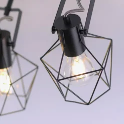 Lampes Industrielles-Luminaires Leuchten Direkt Plafonnier Leuchten-Direkt JARO Bois clair, 2 lumières