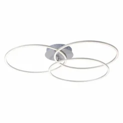 Luminaires Leuchten Direkt Plafonnier Leuchten-Direkt IVANKA LED Nickel mat, 3 lumières* Éclairage Led