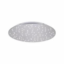 Luminaires Leuchten Direkt Plafonnier Leuchten-Direkt SPARKLE LED Nickel mat, 1 lumière, Télécommandes* Éclairage Led