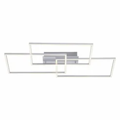 Luminaires Leuchten Direkt Plafonnier Leuchten-Direkt IVEN LED Nickel mat, 3 lumières* Éclairage Led