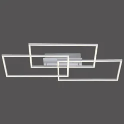 Luminaires Leuchten Direkt Plafonnier Leuchten-Direkt IVEN LED Nickel mat, 3 lumières* Éclairage Led