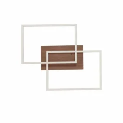 Lampes En Bois-Luminaires Leuchten Direkt Plafonnier Leuchten-Direkt IVEN LED Bois clair, 2 lumières, Télécommandes