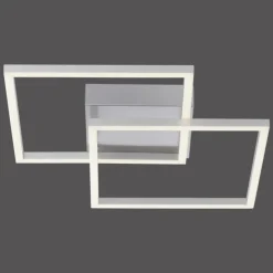 Luminaires Leuchten Direkt Plafonnier Leuchten-Direkt IVEN LED Nickel mat, 2 lumières* Éclairage Led