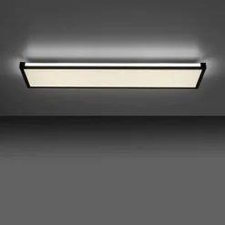 Luminaires Leuchten Direkt Plafonnier Leuchten-Direkt MARIO LED Noir, 1 lumière, Télécommandes, Changeur de couleurs* Éclairage Led