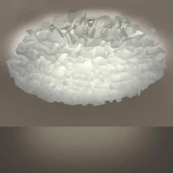 Luminaires Leuchten Direkt Plafonnier Leuchten-Direkt LOLAsmart-NAOMI LED Blanc, 1 lumière, Télécommandes, Changeur de couleurs