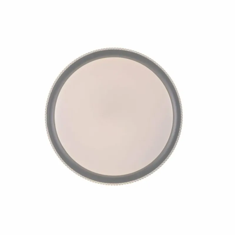 Luminaires Leuchten Direkt Plafonnier Leuchten-Direkt LOLAsmart-KARI LED Argenté, 1 lumière, Télécommandes, Changeur de couleurs