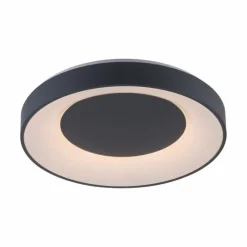 Luminaires Leuchten Direkt Plafonnier Leuchten-Direkt LOLAsmart-ANIKA LED Anthracite, 1 lumière, Télécommandes, Changeur de couleurs
