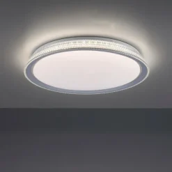 Luminaires Leuchten Direkt Plafonnier Leuchten-Direkt KARI LED Argenté, 1 lumière* Éclairage Led