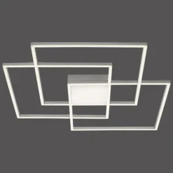 Luminaires Leuchten Direkt Plafonnier Leuchten-Direkt ASMIN LED Acier brossé, 3 lumières, Télécommandes* Éclairage Led