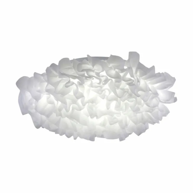 Lampes En Tissu-Luminaires Leuchten Direkt Plafonnier Leuchten-Direkt XENIA LED Blanc, 1 lumière