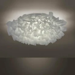 Lampes En Tissu-Luminaires Leuchten Direkt Plafonnier Leuchten-Direkt XENIA LED Blanc, 1 lumière