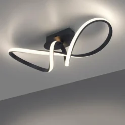 Luminaires Leuchten Direkt Plafonnier Leuchten-Direkt MARIA LED Noir, 1 lumière* Éclairage Led