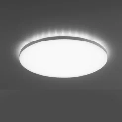 Luminaires Leuchten Direkt Plafonnier Leuchten-Direkt GUSTAV LED Blanc, 1 lumière, Télécommandes, Changeur de couleurs* Éclairage Led