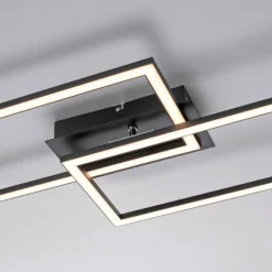 Luminaires Leuchten Direkt Plafonnier Leuchten-Direkt IVEN LED Noir, 1 lumière* Éclairage Led