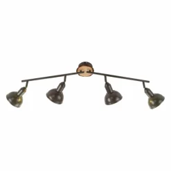 Luminaires Scandinaves-Luminaires Leuchten Direkt Plafonnier Leuchten-Direkt SWAMP Écru, 4 lumières